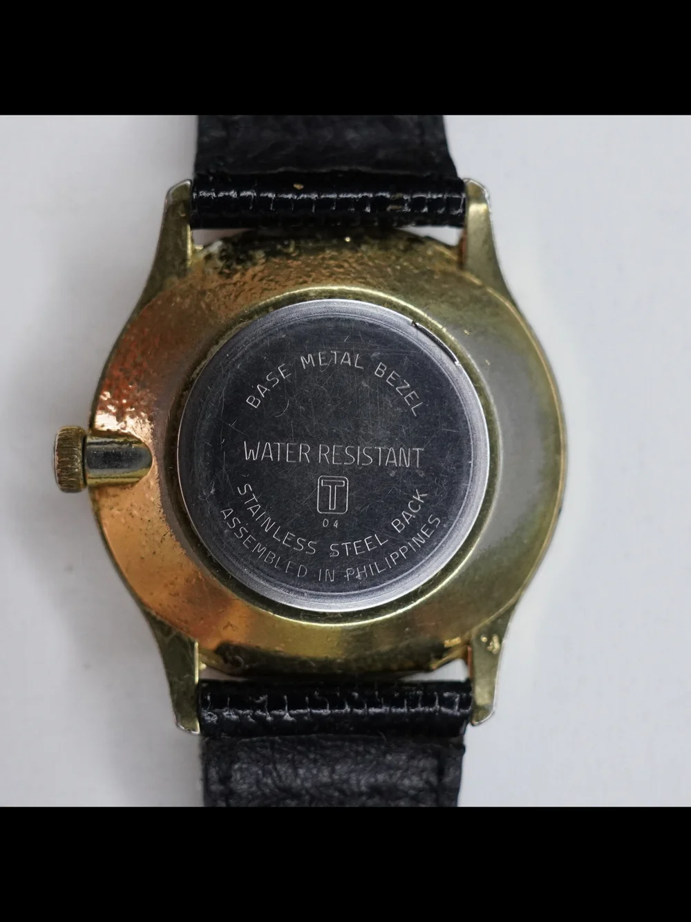 Timex Marlin Calendar 25011 10584 Men's Manual Wind Date Watch Gold Tone Runs